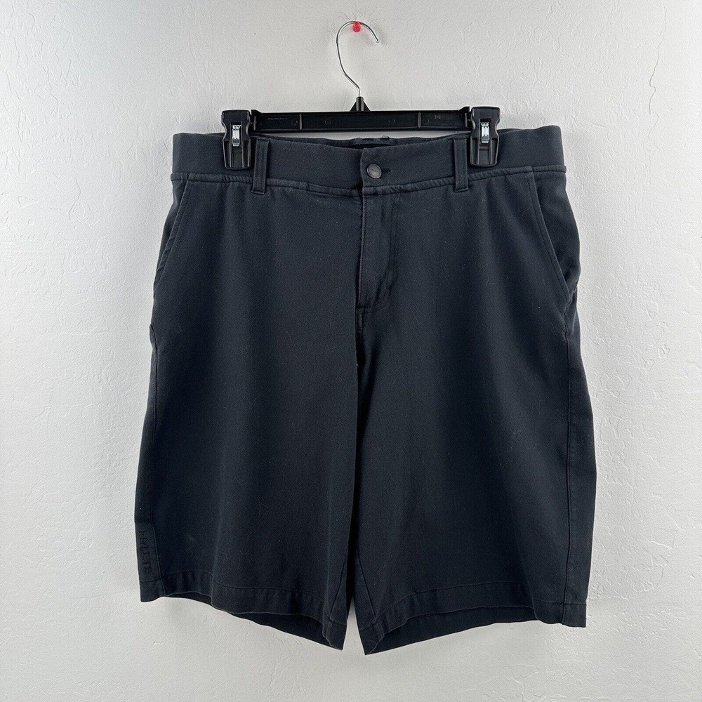 Hylete Stretch Walk Shorts Mens Black Performance Chino Golf Casual‎ 34